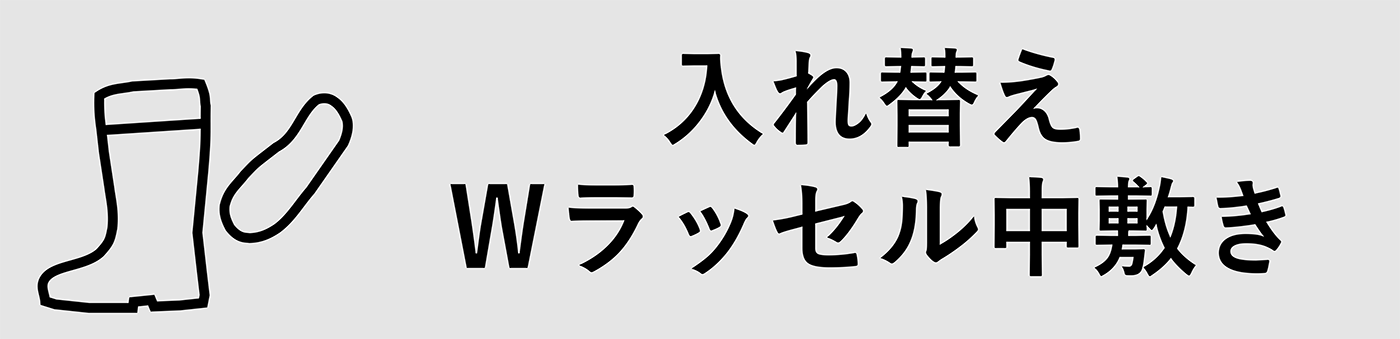 入れ替えWラッセル中敷き